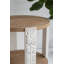 Table d'appoint ronde à deux niveaux