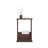 Saly C-Shaped Side Table, Magazine Rack with Storage Shelf, 41 x 45 x 60 cm Laptop Stand