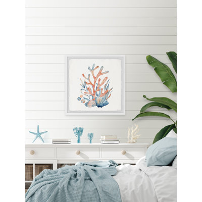 Coral And Shells - Single Picture Frame Painting
