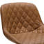 Tiberias Upholstered Adjustable Height Counter Stool with Metal Frame