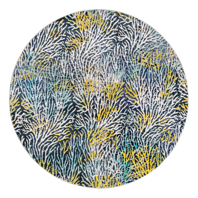 Parthenia Indoor Rug, Round 7'