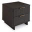 Table de chevet gris anthracite