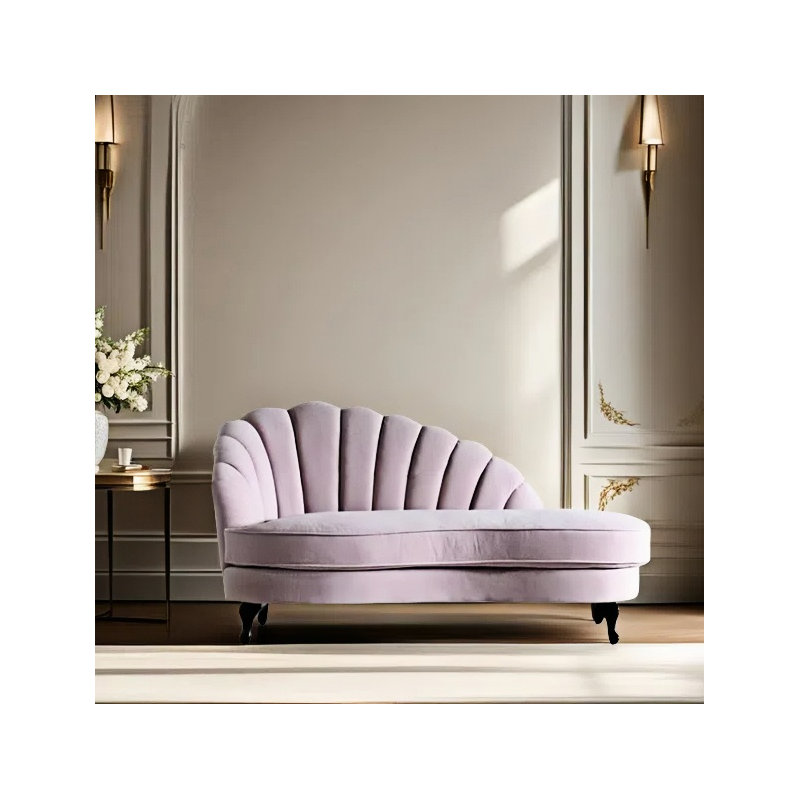 Chaise longue à arc personnalité, Rose, Retour à gauche