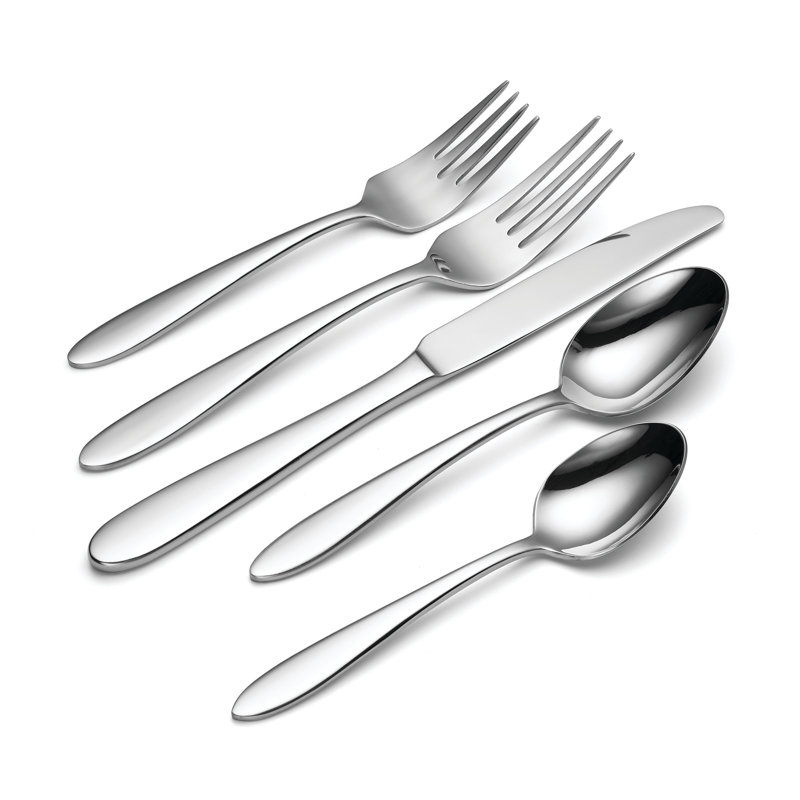 Mooncrest 20-Piece Stainless Steel Flatware Set, Service for 4