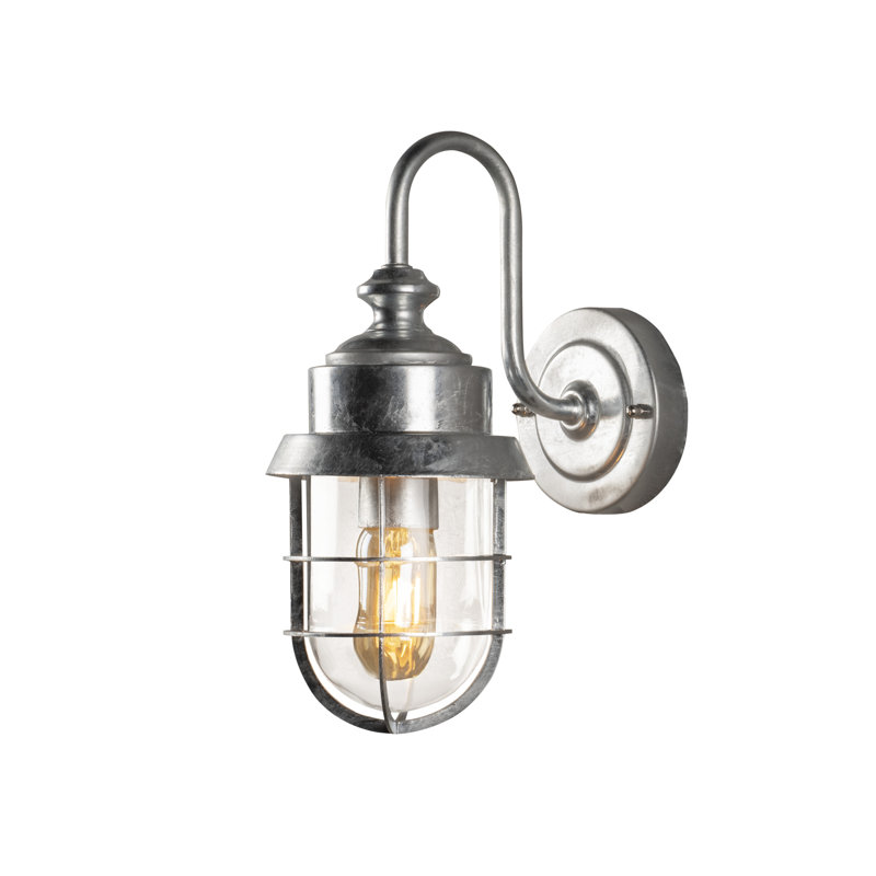 Cerignola Outdoor Wall Light, Silver