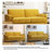 Carmelinda 62.6'' Corduroy Loveseat-2006458506