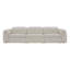 Canapé inclinable électrique Bauhaus Zero-Wall de 123,6 po avec 3 fauteuils inclinables indépendants — Dégagement de 4,25 po-432933799