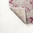 Contemporary Pop Modern Abstract Vintage Faded Maroon/Gray Rug-1075811669
