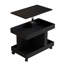 Petite table d'appoint avec roulettes et rangement-1613267113
