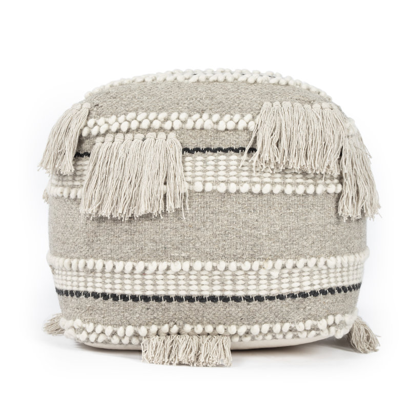 Pouf rond de 16 po de largeur Juergens