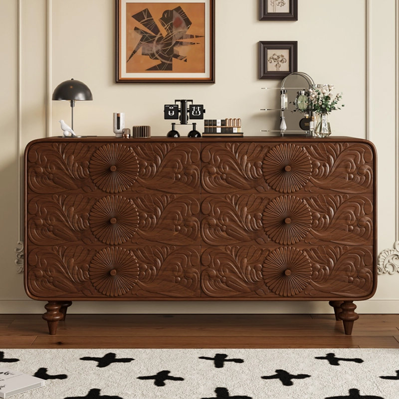 Armoire d'appoint Coffee, Café, H 35,43 po x l 47,24 po x P 15,75 po