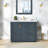 Gazsi 42" W Solid and Manufactured Wood Single Bathroom Vanity with Engineered Stone Top-873455232