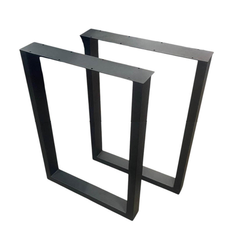 Pieds de table carrés, ensemble de 2