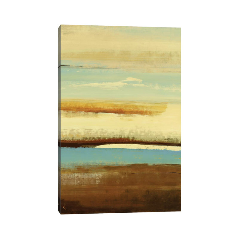 Plane View by Lisa Ridgers - Wrapped Canvas Painting, 66.04 cm H x 45.72 cm W x 1.91 cm D