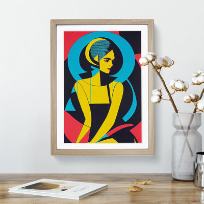 Vivid Abstract Woman - Wall Art