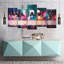 «Black Last Supper II», reproduction sur toile-92763673