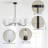 Wrought Iron 5-Light Chandelier-957192711-971831248