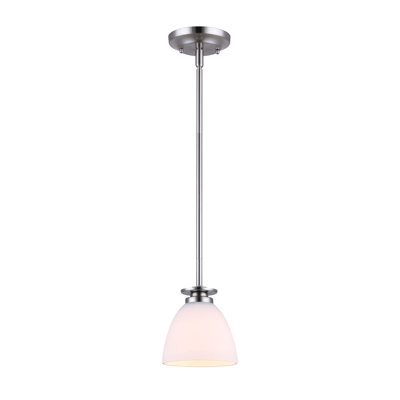 Luminaire suspendu en forme de dôme à 1 lumière Stivers
