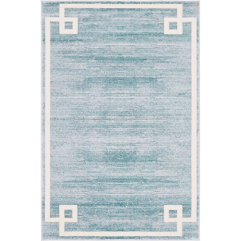Heights Abstract Indoor Rug, Rectangle 4' x 6'