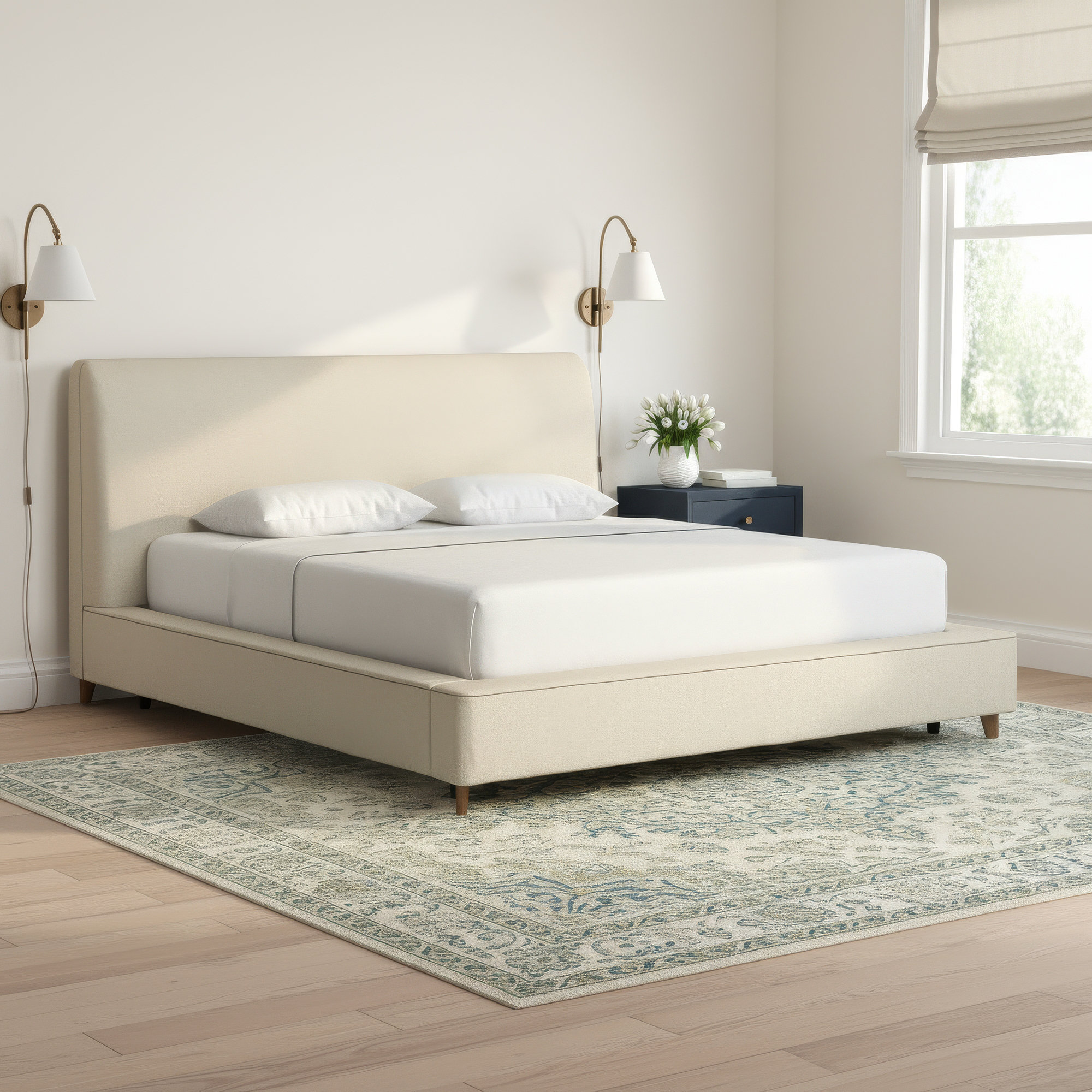 Upholstered Bed, California King