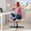 Chaise de travail avec siège rembourré Walsunny-98415127