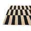 Tapis noir et blanc 3x4 Petrella