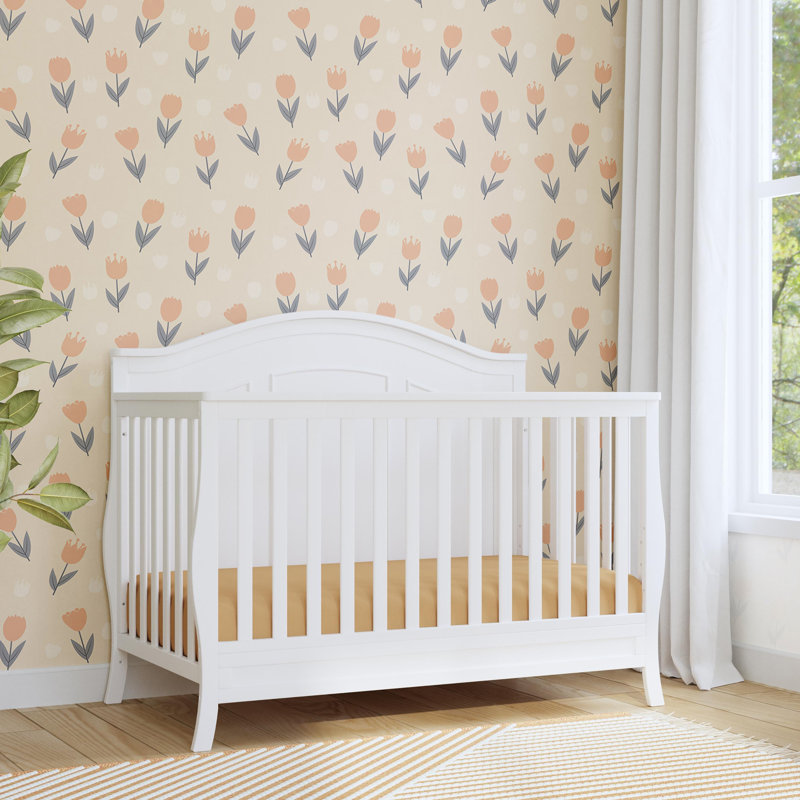 Lit de bébé convertible 4-en-1 Emmett, White
