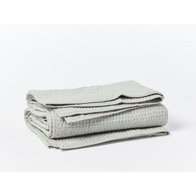 Channel Handstitched Organic Percale Quilt