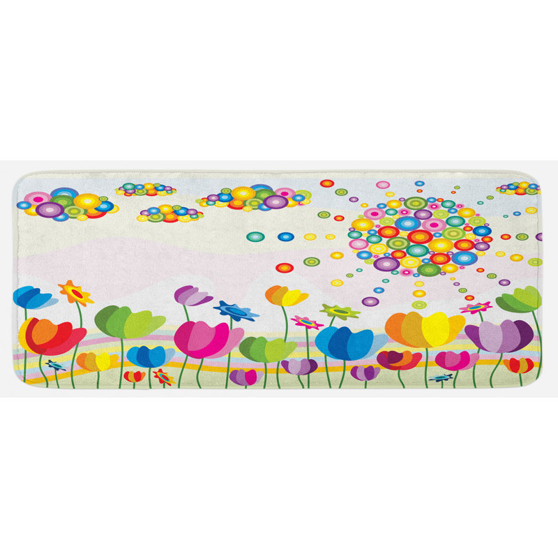 Tapis de cuisine abstrait