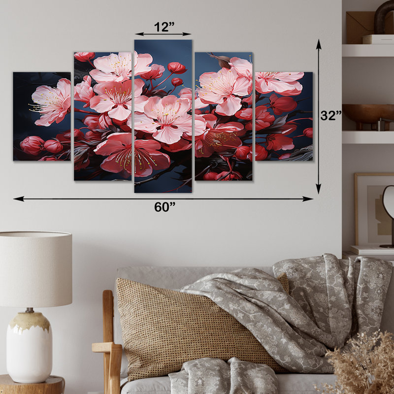 Cerisier rose en fleurs II