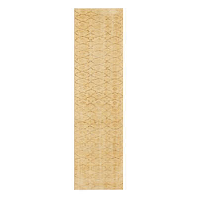 One-of-a-Kind 2'10x10'11 1950s Wool Area Rug