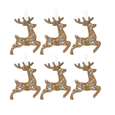 15cm Handmade Metal Animals Hanging Figurine Ornament