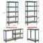 70cm W Manufactured Wood Height -Adjustable Shelving Unit-216312442