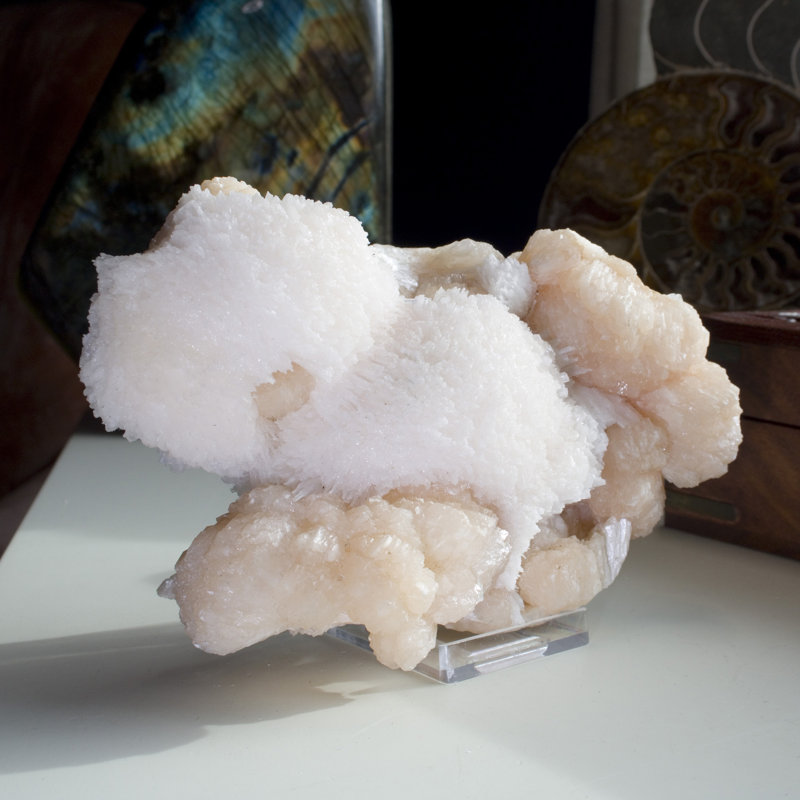 Scolécite sur Stilbite