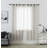 Mkenzi Polyester Semi-Sheer Curtain Pair-777977899