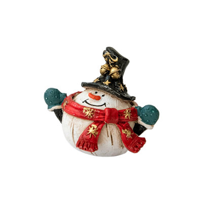 Festive Christmas Table Decor Featuring Snowman Figurines Adds Holiday Cheer Ideal For Centerpieces Mantel Displays And Holiday Arrangements