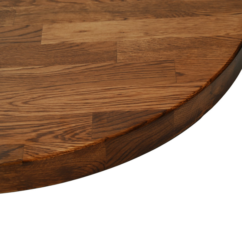 Solid Wood Table Top, 4cm H x 50cm W x 50cm D, Light Brown