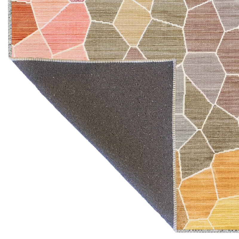 Tapis d'intérieur / extérieur en polypropylène tissé à la machine Khorie, Rectangle 5 pi x 6 pi 6 po
