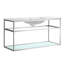 Meuble-lavabo simple 48 po avec tablette ouverte Pierre-31283133