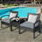 Pendrick 2 - Person Patio Conversation Sets with Cushions-1884512786
