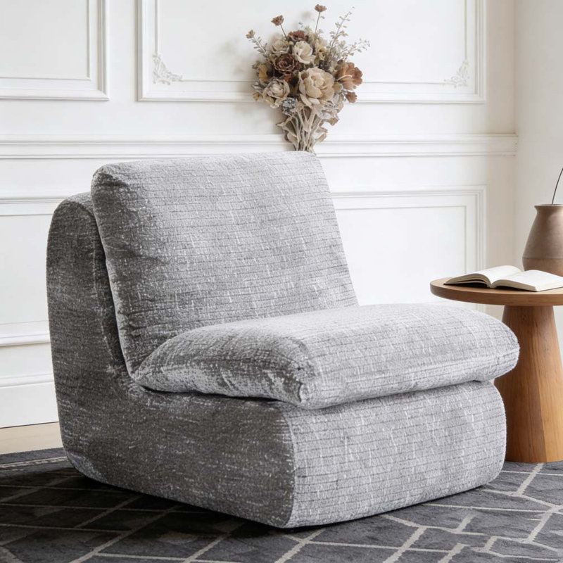 Accent sofa chair, Gray
