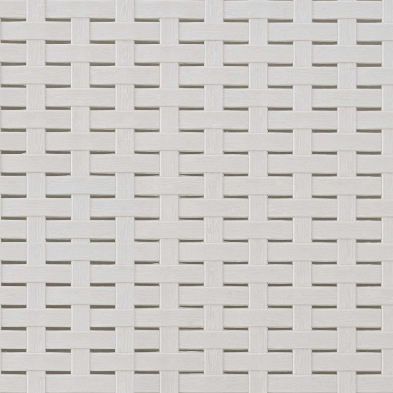  Garden Sofa Rattan Look PP Outdoor Style Seating Contemporary Furniture, Taupe, White