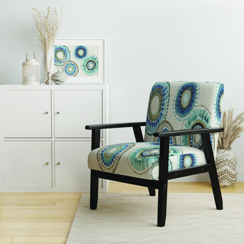 Genella - Upholstered Mid-Century Accent Arm Chair