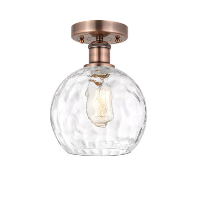 Cindi Glass Semi Flush Mount