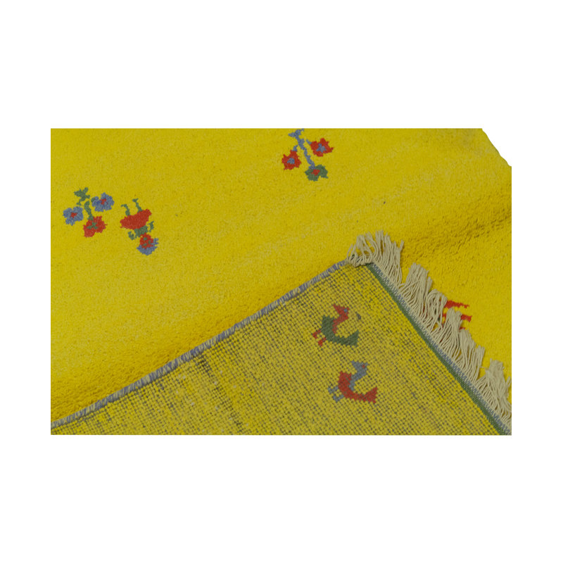 Hand-Knotted High-Quality Gold Area Rug