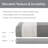 Ariana Ombre Waffle Shower Curtain-106256466-106256467