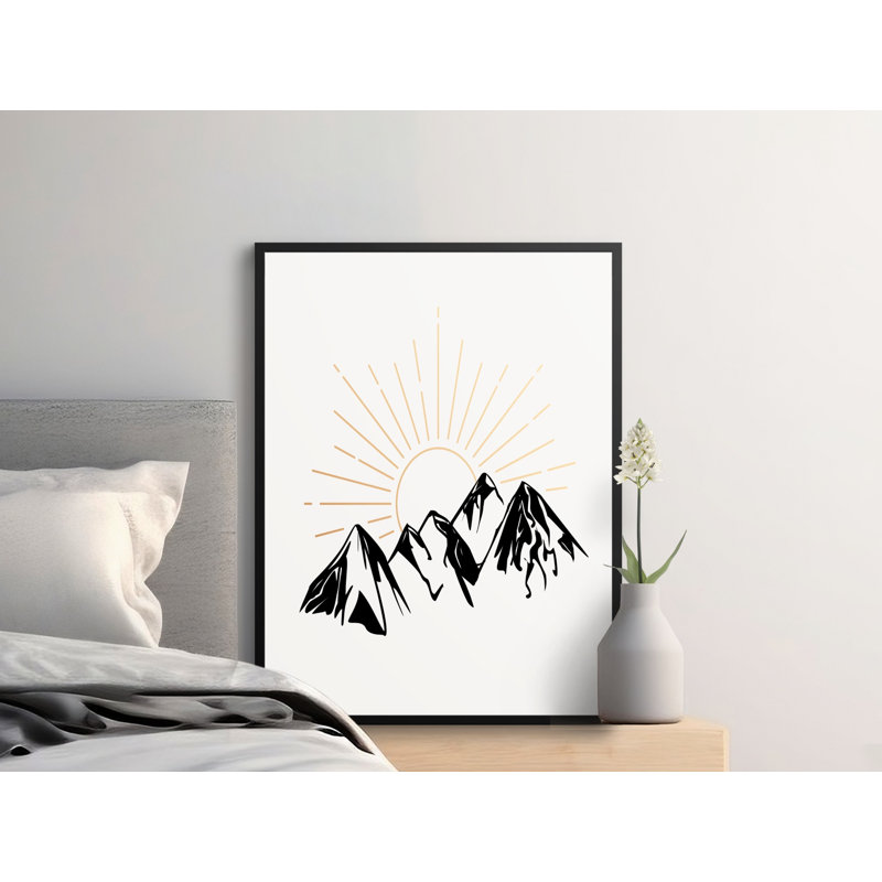 Minimal Line Art Matte Poster, 11.7x16.5