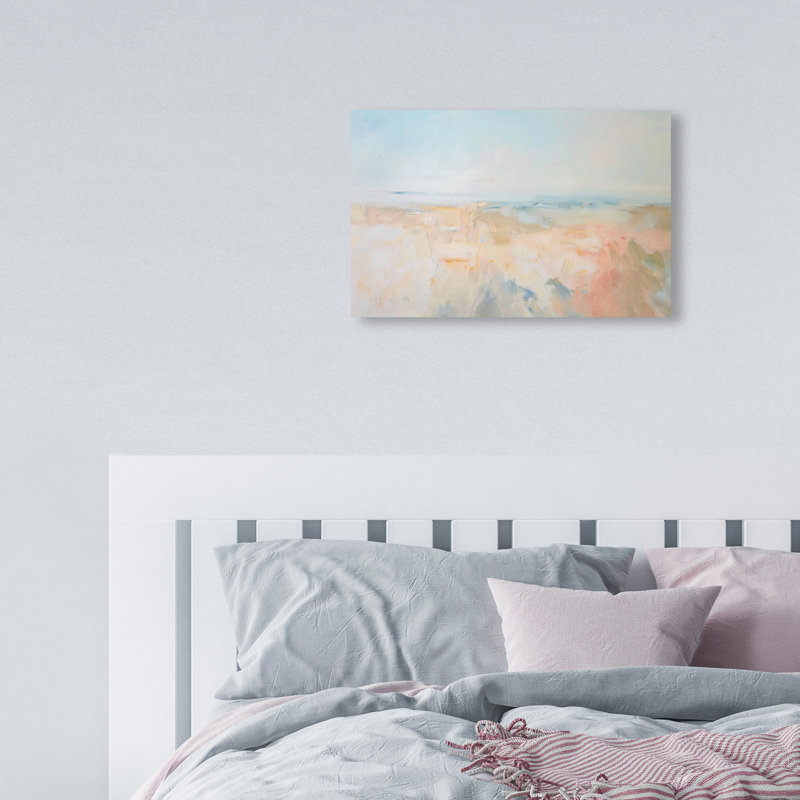 Tidal Borderland II Canvas Abstract Print by Oliver Gal, Black Frame, 15 x 10, 10"H x 15"W, Canvas Unframed
