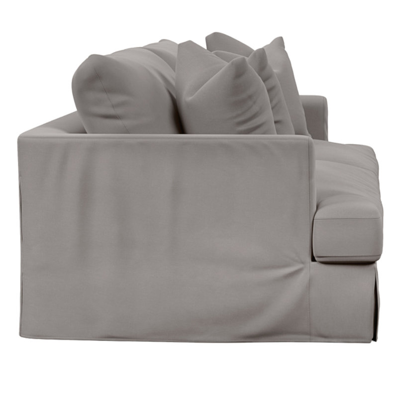 Mcneese 93'' Sofa, Slate Polyester Blend
