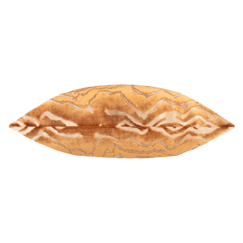 Tierra Abstract Square Throw, Orange Abstract, Pillow Cover Only - No Insert